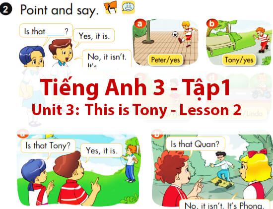 Tiếng Anh lớp 3 Unit 3 Lesson 2 trang 20 - 21 Tập 1
