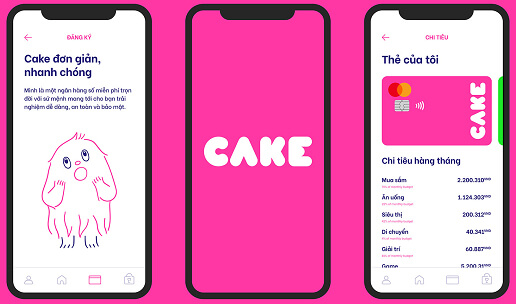 Link tải và cài đặt Cake Ngân Hàng Số cho Iphone, Android
