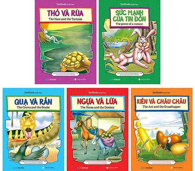 [Top] 15 truyện song ngữ Anh Việt cho bé 0-3 và 4-6 tuổi hay nhất