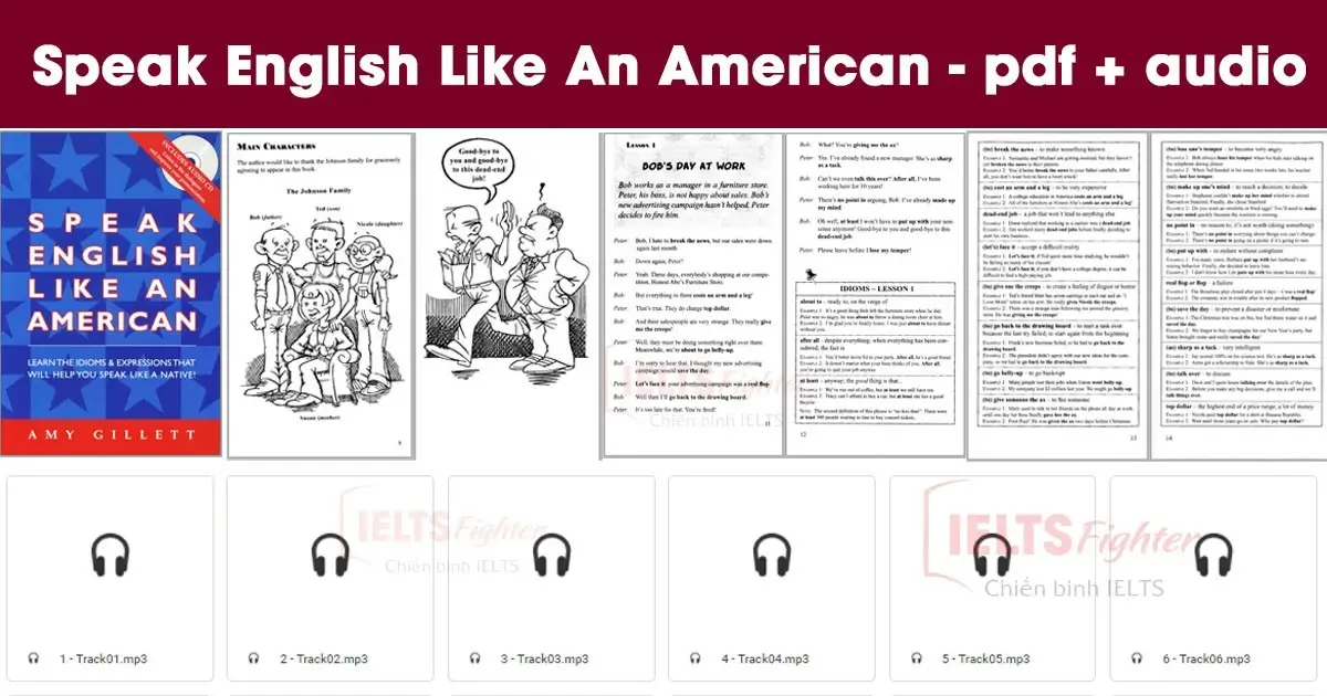 [Tải] Sách Speak English Like An American Pdf +Audio
