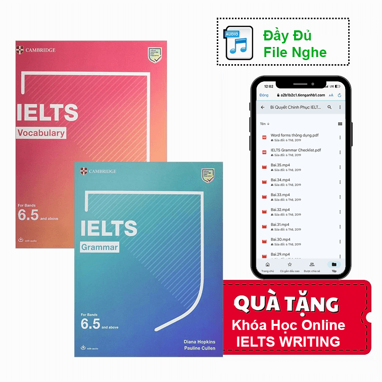 Cambridge Grammar/Vocabulary Ielts For Bands 6.5 and Above (Lẻ/Combo)