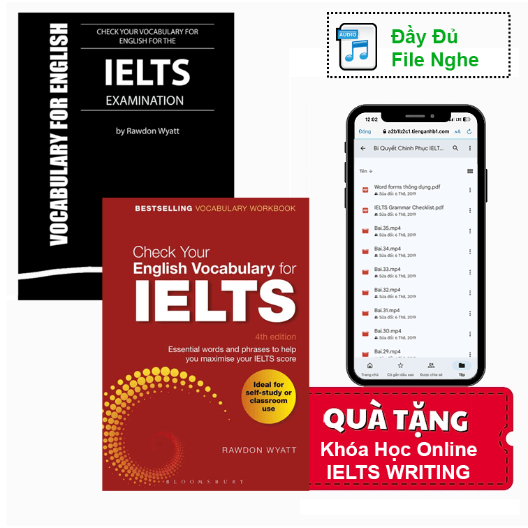 Bộ 2 Cuốn Check Your English Vocabulary for IELTS + The IELTS Exam (Lẻ/Combo)