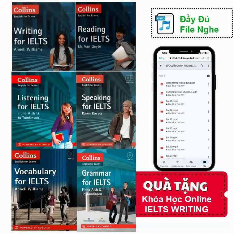 Trọn Bộ 6 Cuốn Collins English For IELTS (Lẻ/Combo)