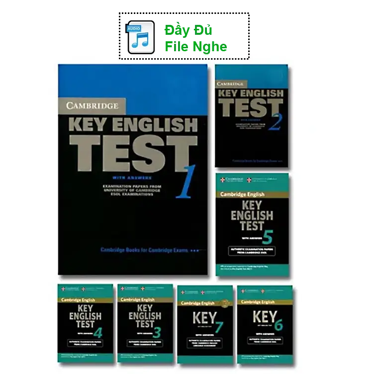 [Trọn Bộ] 7 cuốn Key English Test (KET) – Cambridge